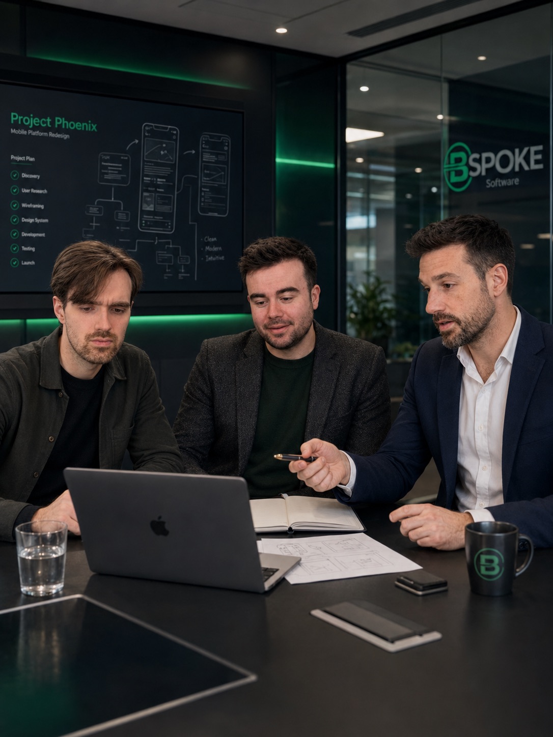 BSPOKE team collaborating